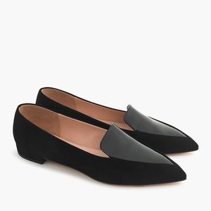 NEW J. Crew Gwen Pointed Loafers In Patent - 11
